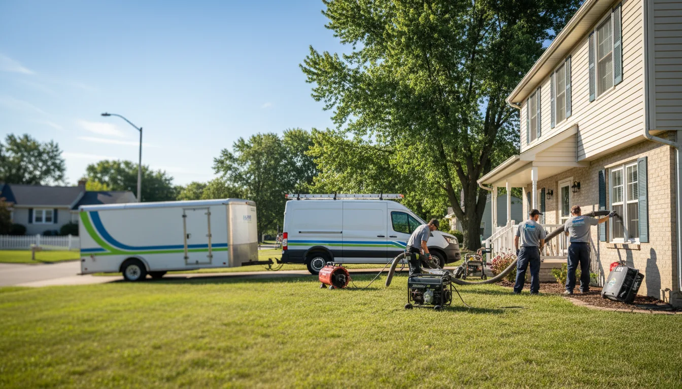 Flooded Basement Restoration And Cleanup With Repair in Leonore, IL near me